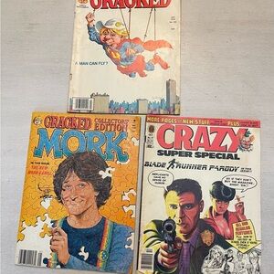Cracked and Crazy Vintage Comic Book Collection